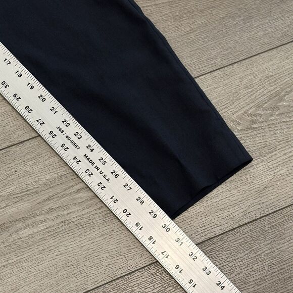 Hugo Boss Mens Wool Flat Front Dress Pants Blue Pattern 34x30 (Fits Like 32) - Picture 5 of 10